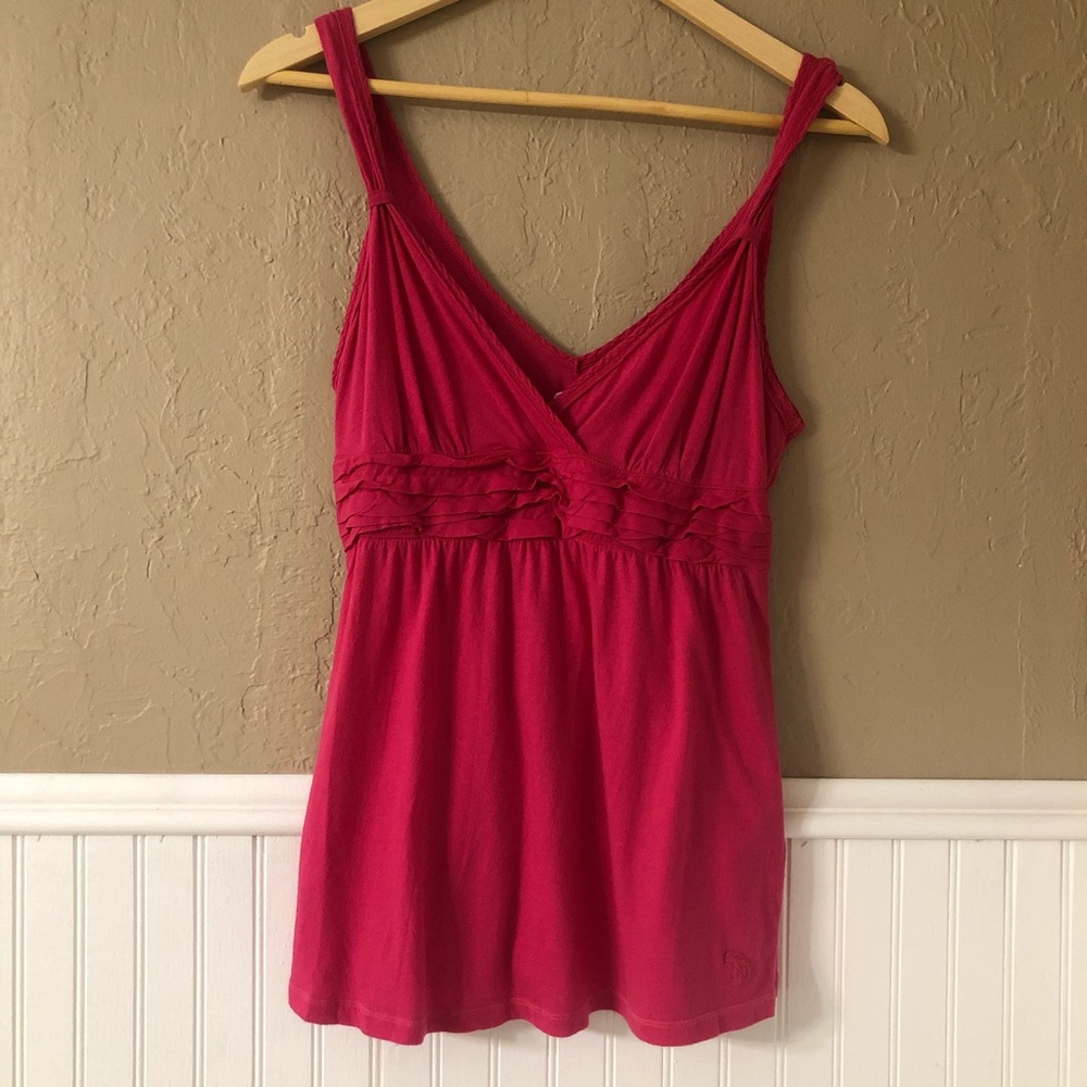 A & F hot pink tank 💞